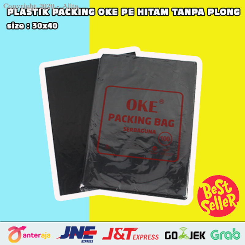 PLASTIK PACKING PE 30X40 HITAM