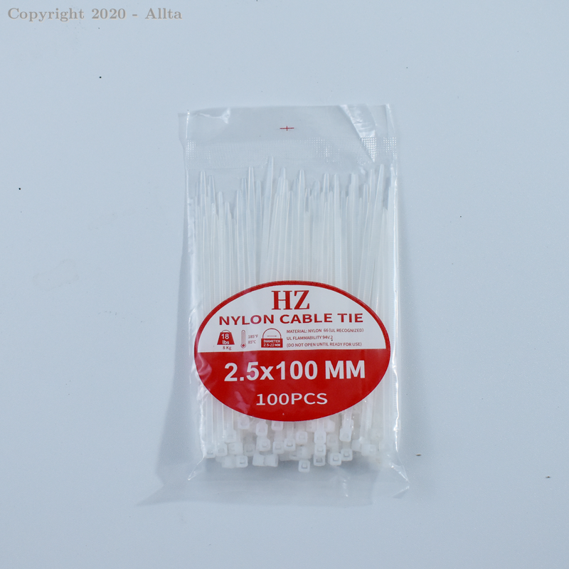 KABEL TIES PUTIH 2.5x100